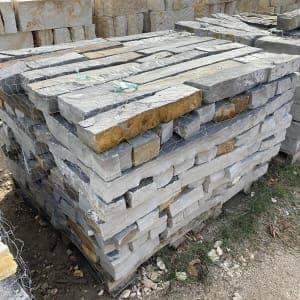 Silvermist Chopped natural stone for DFW outdoor kitchens